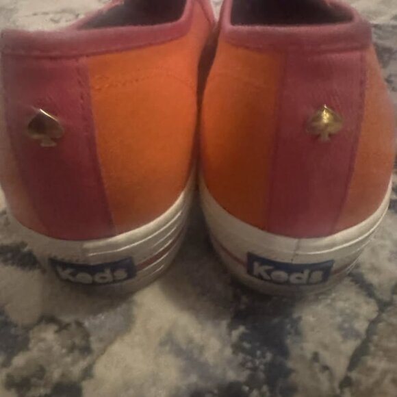 Kate Spade Ked Orange and Pink Loafers Size 10 - Picture 4 of 9